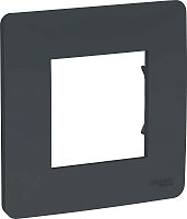 Рамка универсальная Schneider Electric Unica Studio 1-м. антрацит картинка